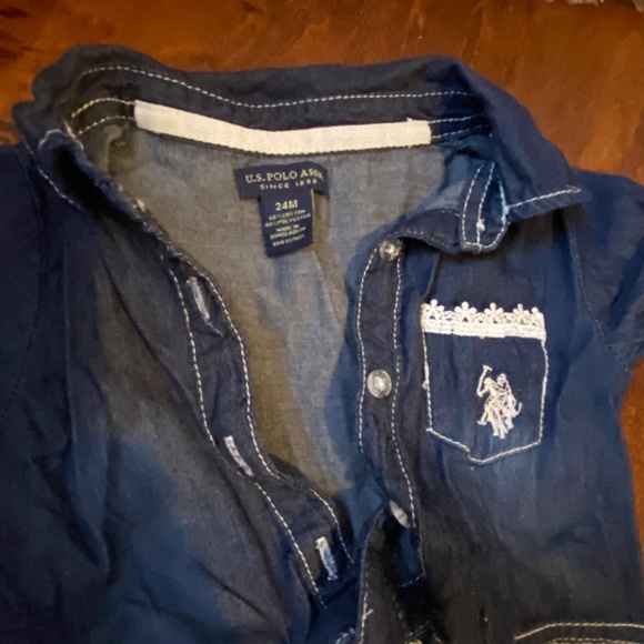 US Polo ASSN. | Denim & Crochet Dress - Picture 2 of 2